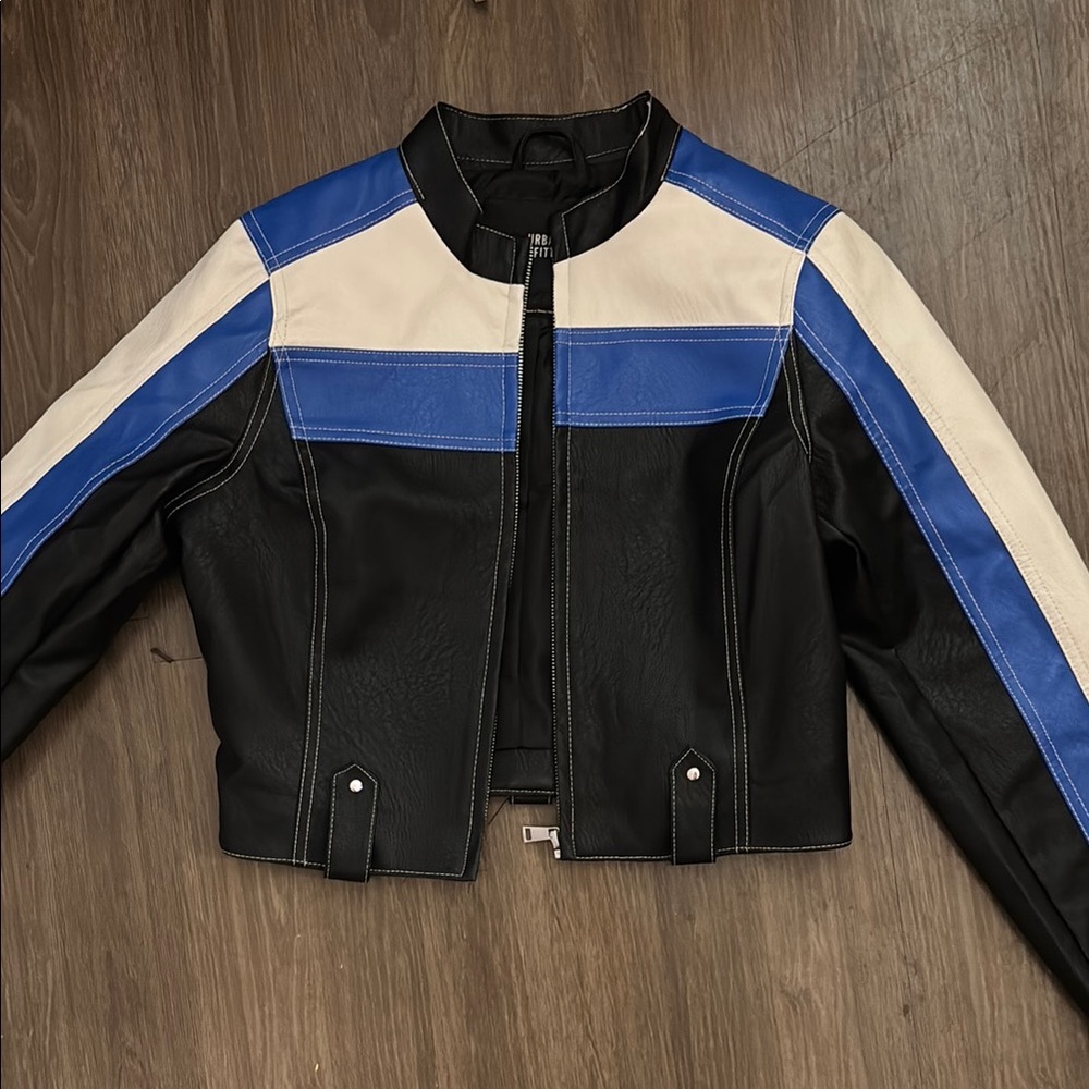 Women's Black and Blue Jacket